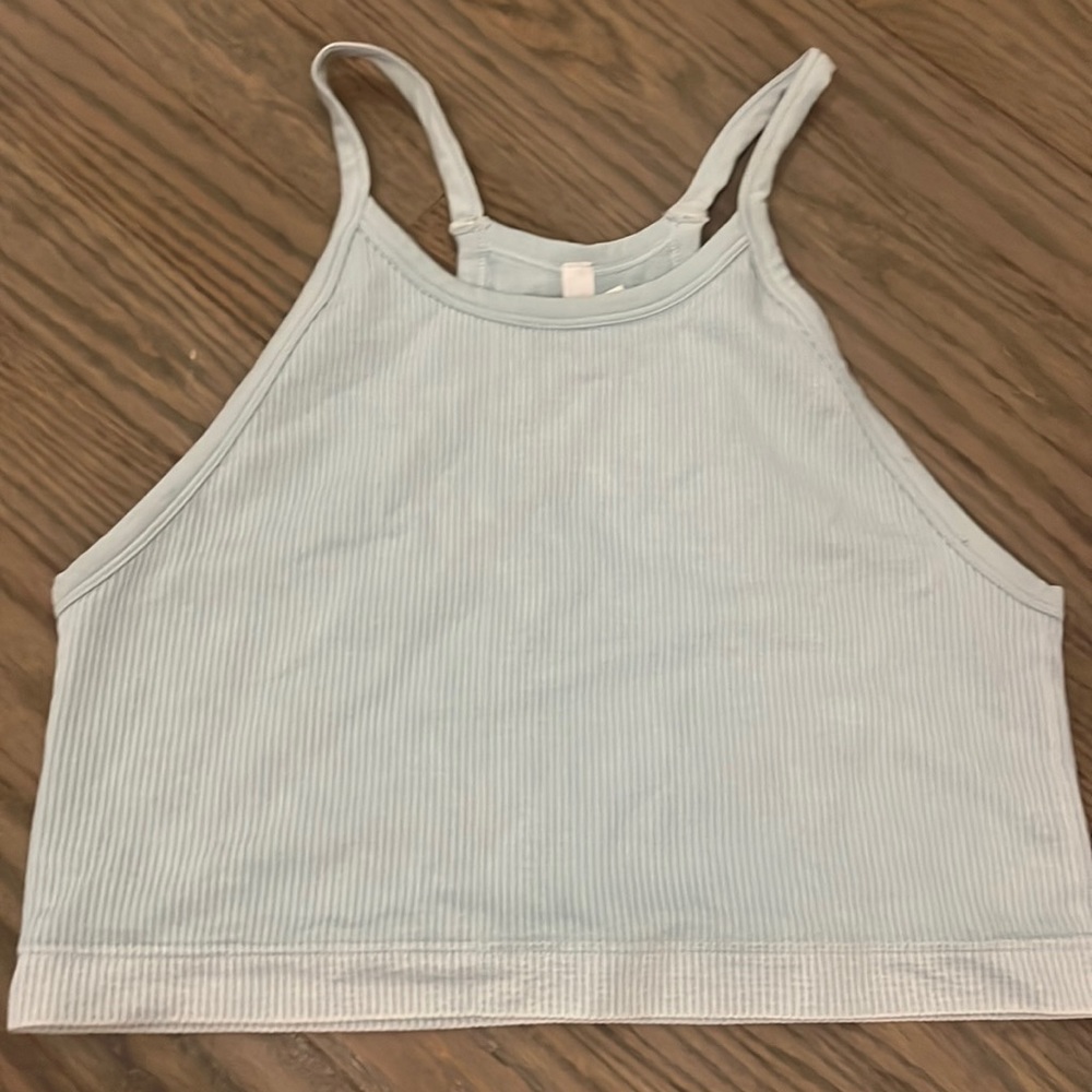 Blue tank